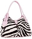 women hobo tote fashion casual purse zebra animal print purse handbag bag (Many Colors Available!!)