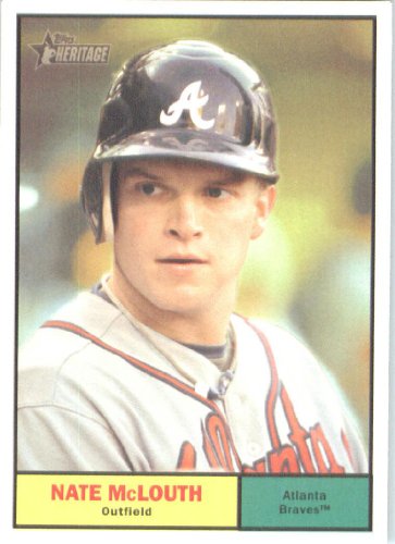 2010 Topps Heritage #73 Nate McLouth - Atlanta Braves (Baseball Cards)