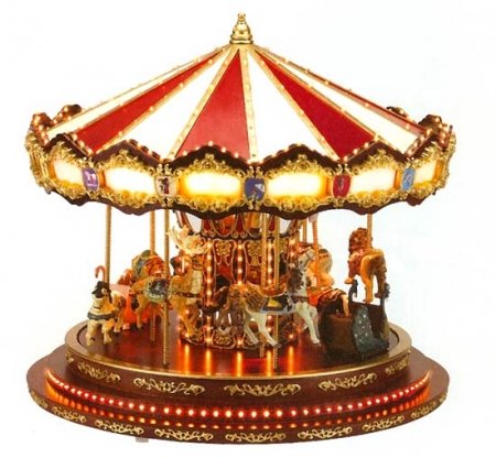Karussell elektr. Spieluhr Royal Marquee Jahrmarkt 