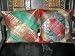Christmas Gift-2 Green Teal Magenta Zari Vintage Sari Toss Pillow Cushion Covers