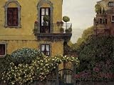 Esquina Al Mar by Montserrat Masdeu. Art Print Poster FRAME IT.. 40 inches width by 30 inches height. Highest Quality Art Poster Print