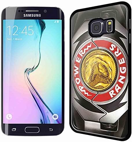 Red Power Ranger Mighty Morphin Belt for Iphone and Samsung Galaxy Case (Samsung S6 Edge Black)