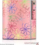Sony PS3 Skin Kearas Flowers on Pink