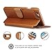 iPhone 6 Case, iPhone 6S Case, TANNC [Screen Protector Included]Flip Leather Wallet Case[Layered Dandy]-[Card Slot] - for iPhone 6 and iPhone 6S - Brown