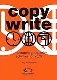 Copy write : independent geography activities for Y5/6