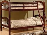 Imports Direct CM-BK524CH Cherry Arch Kids Bedroom Bunk Bed Bunkbed Twin Ne ....