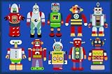 Robots Rug OLIVE KIDS 39 x 58 Area Rug