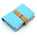 Partstock(TM) High quality PU Leather Credit Card Holder ID Case - Book Style With 26 Card Pockets Size:4.2L X 3 X 0.7 Inches.(Blue)