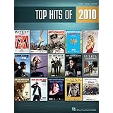 top hits of 2010 top hits of piano vocal guitar