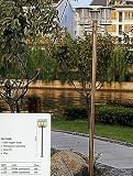 Stainless Steel Executive Triple Tower Solar Light