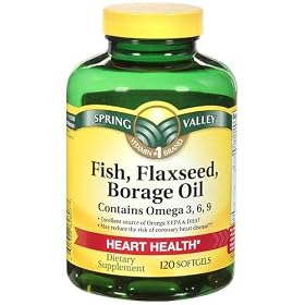 Spring Valley Fish/ flaxseed/ Borage Oil