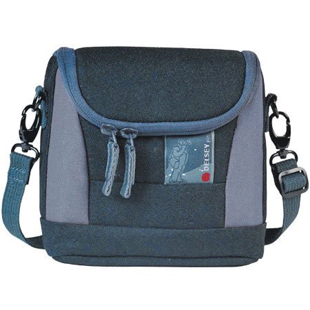 Delsey GOPIX 30BG, Compact Pouch for Binoculars or Digital Gadgets, Black & Gray.