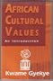African Cultural Values: An Introduction