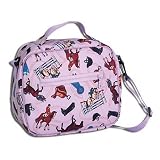 HORSE pony PURPLE girl soft lunchbox LUNCH BOX tote bag
