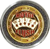 Hand painted card guard cover - Royal Flush