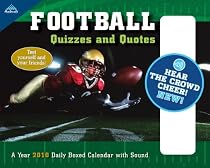 Football Quizzes & Quotes Daily - Box With Sound 2010 Box Calendar
