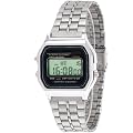 ELEGANTE DAMEN/HERREN DESIGNER RETRO DIGITAL UHR SILBER