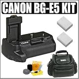 Canon BG-E5 Battery Grip + Accessory Kit
