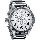 Nixon Men's A083-100 Stainless-Steel Analog White Dial Watch