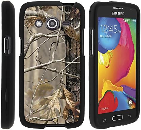 Galaxy Avant Case, Perfect Fit Cell Phone Case Hard Cover with Cute Design Patterns for Samsung Galaxy Avant SM-G386T (T Mobile, MetroPCS) from MINITURTLE | Includes Clear Screen Protector and Stylus Pen - Fallen Leaves Camouflage