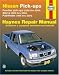 Books : Nissan Pick-ups: Frontier pick-ups (1998 thru 2004), Xterra (2000 thru 2004), Pathfinder (1996 thru 2004) (Haynes Repair Manual)