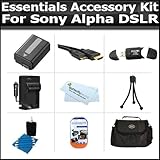 Essentials Accessory Kit For Sony A55, A33 DSLR SLT A55, SLT A33 DSLR Camer ....