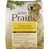 Nature's Variety Dry Dog Food, Prairie Canine Chicken Meal and Brown Rice, 30-Pound Bag