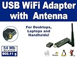 Mini 50mW WiFi USB Adapter with RP-SMA Antenna Connector