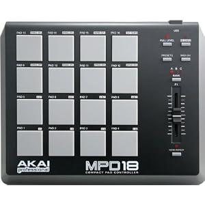 Akai MPD 18 USB MIDI Pad Controller by