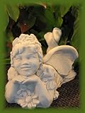 DAISY FAIRY Statue 12.5" TERRA COTTA Cast Stone GARDEN Sculpture OUTDOOR DAISY FAIRY Statue 12.5" TERRA COTTA Cast Stone GARDEN Sculpture OUTDOOR