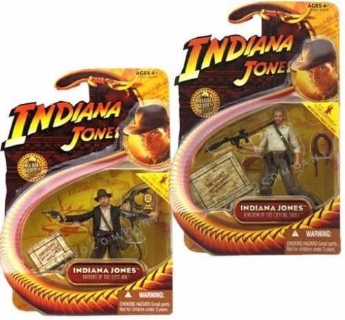 2x Indiana Jones Raiders of the Lost Ark 3.75'' Action Figure Doll toy