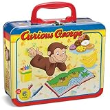 Curious George and His Favorite Things 24 piece puzzle and Lunchbox Tin