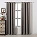 AMAZLINEN Sleep Well Blackout Curtains Toxic Free Energy Smart Thermal Insulated,52 W X 84 L Inch,Grommet Top,1 Panel Pack(Grey)