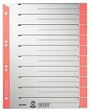 Produkt-Bild: Leitz 1652-00-25 - Trennbl&auml;tter1652 A4 100-er, rot