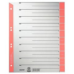 Leitz 1652-00-25 - Trennbl�tter1652 A4 100-er, rot