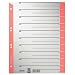 Leitz 1652-00-25 - Trennbl�tter1652 A4 100-er, rot