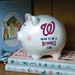 Washington Nationals Memory Company Born to Be Piggy Bank MLB Baseball Fan Shop Sports Team Merchandise