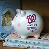 Washington Nationals Born to be a Fan Piggy Bank
