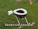 The camping Travel Toilet - White