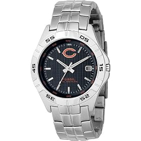 Click here to buy Fossil Chicago Bears Men's Applied Watch by Fossil.
