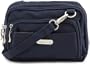 Baggallini Triple Zip Bagg,Navy,One Size