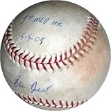 Blake DeWitt Los Angeles Dodgers Autographed Game Used Baseball vs New York Mets 5/5/2008 with 1st MLB HR 5/5/2008 Inscription