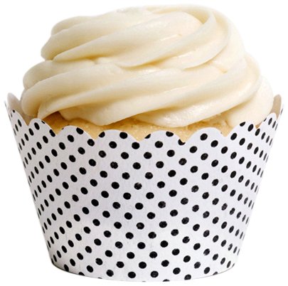 Dress My Cupcake Standard Polkadot Cupcake Wrappers, Set of 100