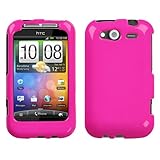 Hard Protector Skin Cover Cell Phone Case for HTC Wildfire S T-Mobile - Hot Pink