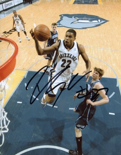 Rudy Gay Autographed/Hand Signed Memphis Grizzlies Basketball 8x10 Photo