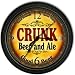Crunk 's Beer and Ale Black Cascading Pub Style Wall Clock
