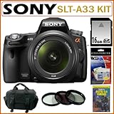 Sony Alpha SLT-A33L Digital SLR Camera with Translucent Mirror Technology w ....