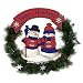 Florida Panthers Christmas Snowman Holiday Wreath