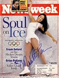 Michelle Kwan autographed 1998 Newsweek magazine