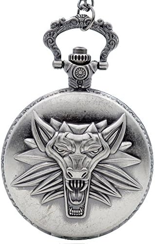 VITCHER Wild Hunt Game The Witcher 3 Enhanced Edition Quartz Pocket Watch Steampunk Style for Men Women